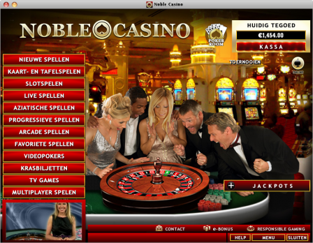 Noble Casino Interface