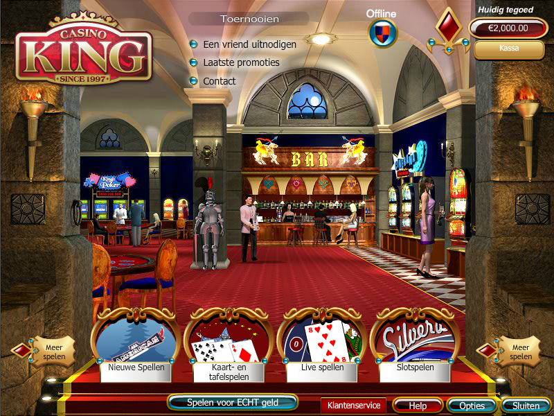 Casino King Interface